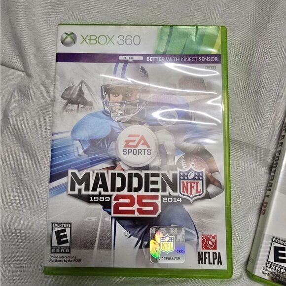 Xbox 360 NCCA Football 09, NHL 08, Madden 25, Madden 15, Madden 16 Bundle of 5 - Picture 8 of 16